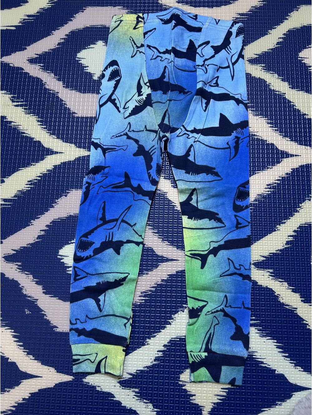 Baby Gap Organic Cotton PJ Set - Blue & Green Fish Print - Size 3T - NWT - Picture 6 of 9